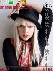 Lady gaga tema screenshot