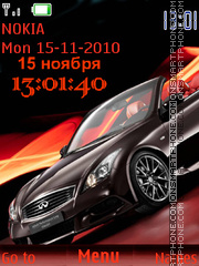 Car Clock tema screenshot