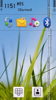 Скриншот темы Nokia C6 Style