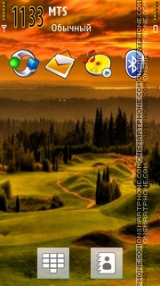 Hillside tema screenshot