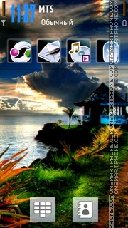 Pure Nature tema screenshot