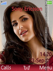 Katrina in Red tema screenshot