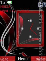 Abstract clock Theme-Screenshot