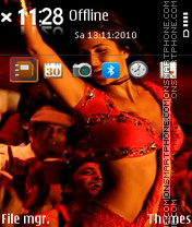 Hot katrina 01 es el tema de pantalla