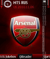 Arsenal tema screenshot