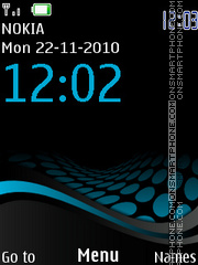 Clock 121 tema screenshot