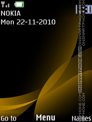 Yellow 125 tema screenshot