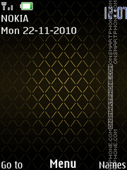 Gold 258 theme screenshot