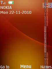 Orange 326 tema screenshot