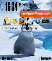 Happy Feet tema screenshot