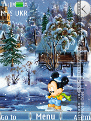 Winter animated tema screenshot