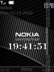 Nokia Black tema screenshot