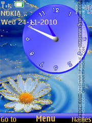 Скриншот темы Camomile Clock