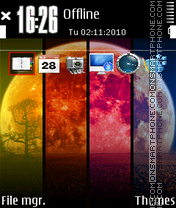 Planet colorfull Theme-Screenshot