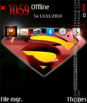 Superman 06 theme screenshot