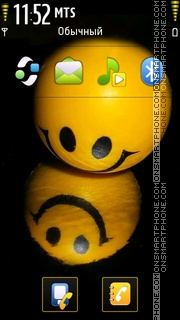 Cute Smile tema screenshot