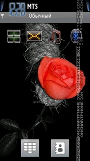 Red Rose 05 tema screenshot