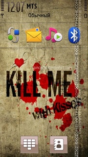 Скриншот темы Kill Me 01