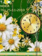 Camomile Clock es el tema de pantalla