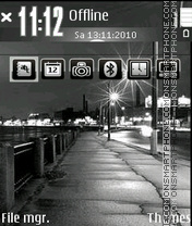 Night 08 tema screenshot