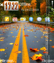 Autumn 2015 tema screenshot