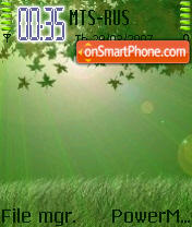 Spring tema screenshot