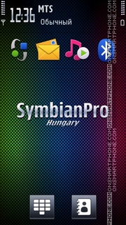 Symbian Pro Hungary theme screenshot