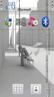 I Am So Alone theme screenshot