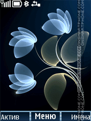 Capture d'écran Abstract flowers animation thème