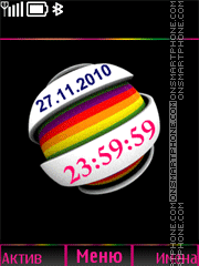 Capture d'écran Clock $ date animation thème