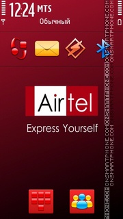Airtel 01 tema screenshot