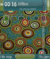 Abtsract circles tema screenshot