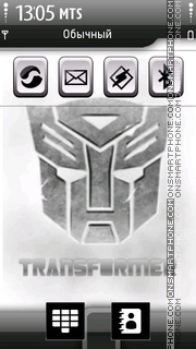 Скриншот темы Transformers 06