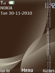 Silver Brown 195 theme screenshot