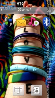 Love Band Hq es el tema de pantalla