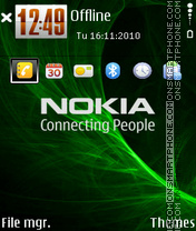 Скриншот темы Nokia 7237