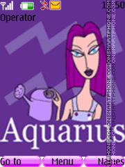 Aquarius Animated tema screenshot