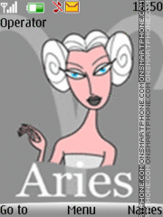 Aries Animated tema screenshot
