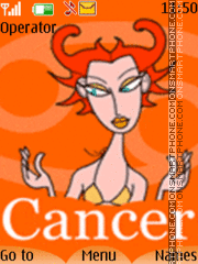 Скриншот темы Cancer Animated