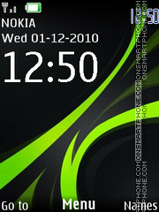 Clock 180 tema screenshot