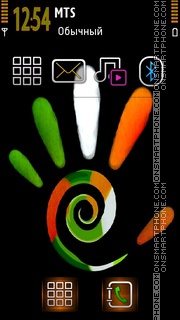 Tri Colour Theme-Screenshot
