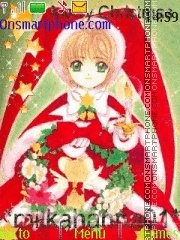 Capture d'écran Sakura Christmas thème