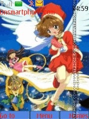 Sakura Christmas 2 es el tema de pantalla