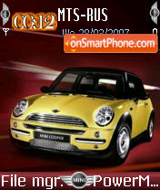 Mini Cooper 01 tema screenshot