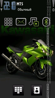 Скриншот темы Kawasaki 04