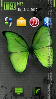 Butterfly 24 tema screenshot