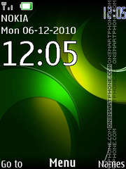 Clock 143 theme screenshot