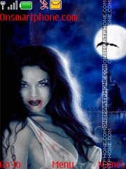 Girl Vampir tema screenshot