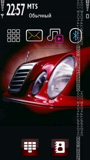 Red Benz tema screenshot