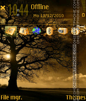 Скриншот темы Tree